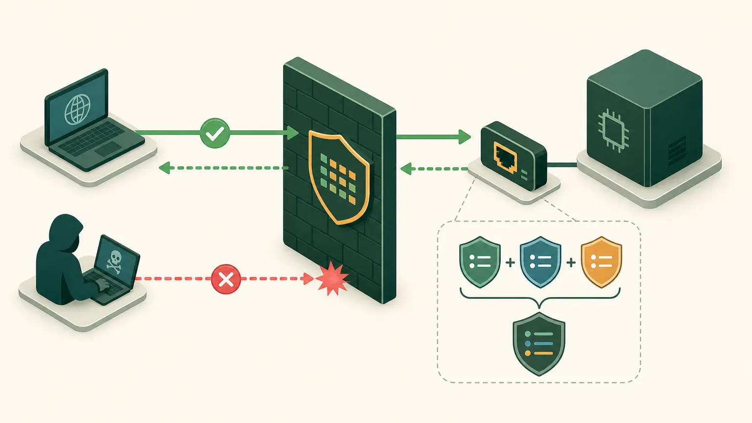 Layered stateful security groups permit controlled web, application, and database conversations inside a VPC