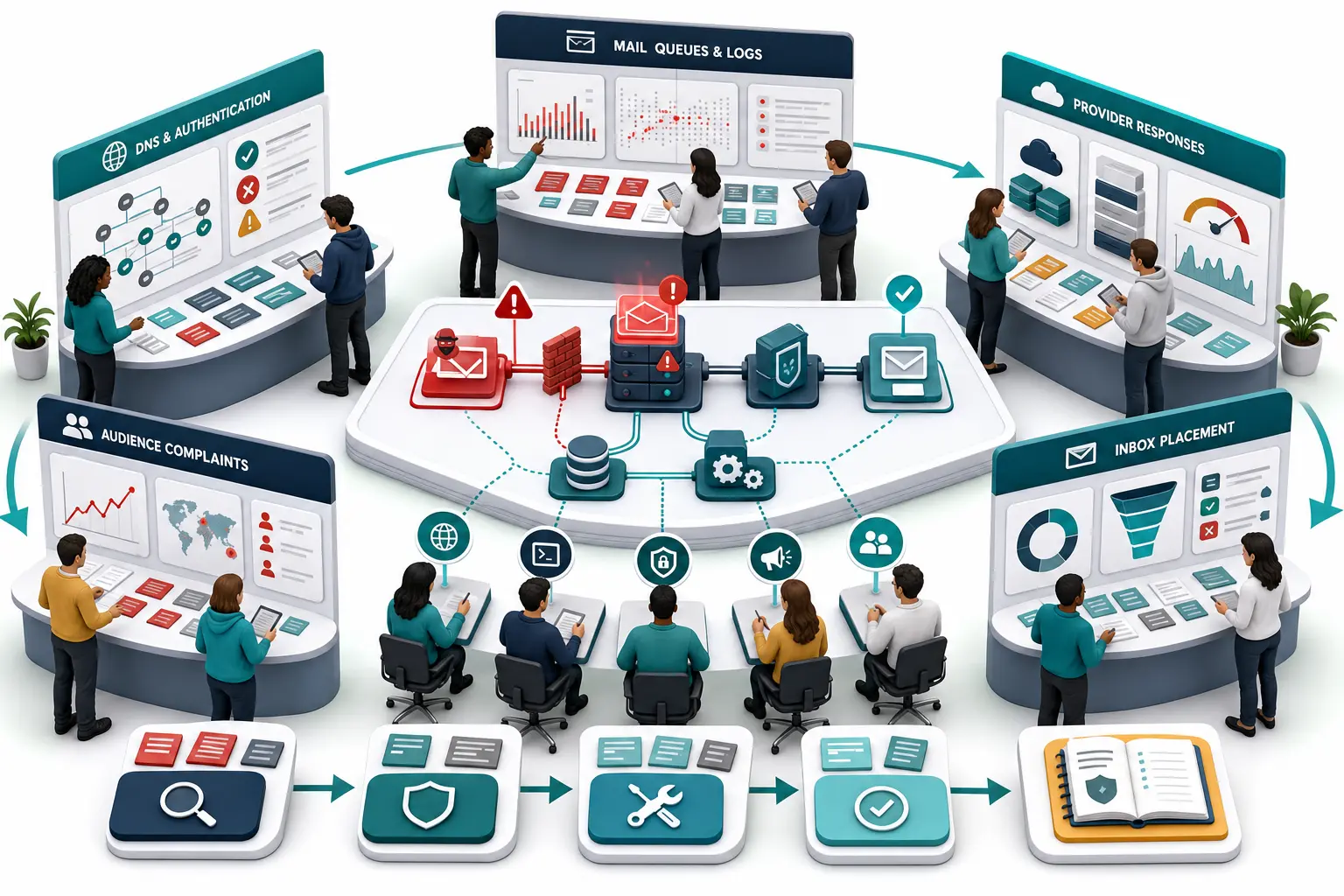 Team Training and Workshops technical workflow and complex test scenario